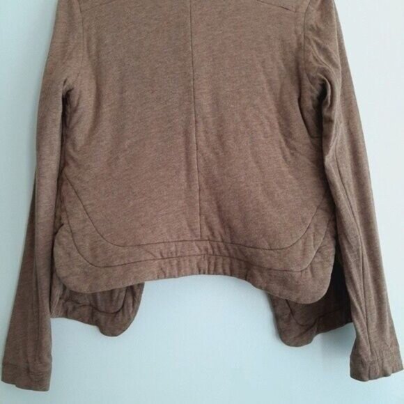 BCBGMAXAZRIA Open Front Cardigan Jacket Brown Sz XXS Flawed - Picture 7 of 11